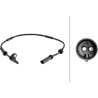 Hella Sensor Raddrehzahl 2-polig Hallsensor 554 mm Kabel für u.a. BMW X3