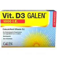 Galenpharma GmbH VIT. D3 Galen 1000 I.E. Weichkapseln 200 St