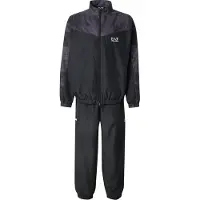 Emporio Armani für Herren. 7M000078_AF12948 Trainingsanzug mit Dynamic Athlete-Aufdruck aus technischem Ventus7-Gewebe, schwarz (L), Lässig, Sportlich,