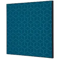 SHOWDOWN Textile Wanddekoration Hexagon Mehrfarbig Aluminium