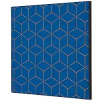 SHOWDOWN Textile Wanddekoration Hexagon Mehrfarbig Aluminium