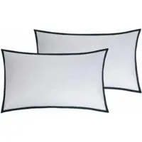 Missoni Kissenbezüge Shadow Zigzag White Baumwolle (2er-Set)-60 x 70 cm