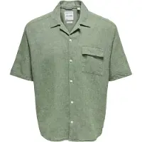 Only & Sons Hemd "Caiden" in Grün - L