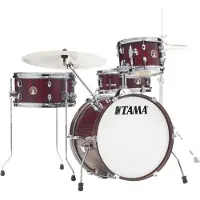 Tama Club-JAM Kesselsatz mit Beckenhalterung und Tasche satiniert Burgundy Ulme