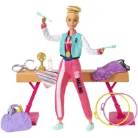 Barbie Turn-Spielset mit Puppe