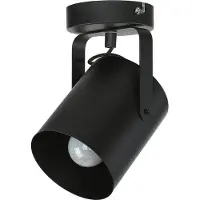 Licht-Erlebnisse Spot Strahler Schwarz schwenkbar E27 Deckenlampe