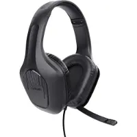 Trust Gaming GXT 418 Rayne Leichtes Gaming Headset für PC Xbox PS4 PS5 Switch Mobile, 50-mm-Treiber, 2-m-Kabel, 3,5-mm-Audioanschluss, Over-Ear Kopfhörer mit Kabel, Schwarz