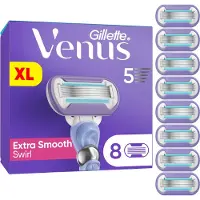 Gillette Venus Extra Smooth Swirl Damen Rasierklingen, 8 Ersatzklingen