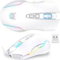 Onikuma CW905 Weiße kabellose Gaming-Maus