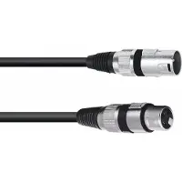 PSSO Lautsprecherkabel XLR 2x2,5 5m sw