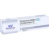 Zentiva Schwarze Salbe 50% Lichtenstein N 40 g