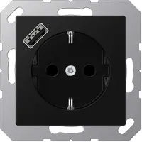 JUNG SCHUKO Steckdose mit USB Typ A A1520-18ASWM (A1520-18ASWM)
