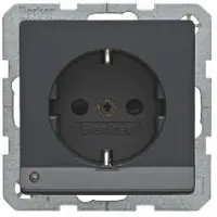 Berker 41096086, Typ F, DIN-Schiene, Anthrazit, Thermoplast, Status, IP20