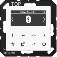 JUNG Smart Radio DAB+ Bluetooth, Serie AS/A, alpinweiss DABABTWW