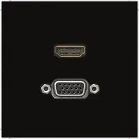 JUNG HDMI-Steckdose LS UPmont Kanaleinb MALS1173SW