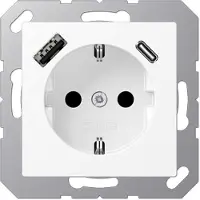 JUNG A1520-15CAWWM - Typ F - Kunststoff - IP20 - 16 A - 50/60 Hz - 5 V