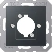 JUNG Zentralplatte XLR 1f A anth mt A568BFANM