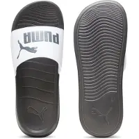 Puma Uni Popcat 20 Badeschuhe Badelatschen White-Dark Coal