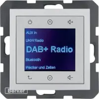 Berker 29841404 Radio Touch, UP, DAB+ B.x alu matt