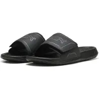 Puma Royalcat Comfort 2-Slide-Sandale, Uni, Schwarz/Kühles Dunkelgrau, 3 UK