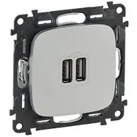 Legrand 754997 USB-Ladedose 2400mA Valena Allure Aluminium