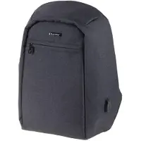 Lightpak Rucksack SAFEPAK anthrazit bis 38,1 cm (15 Zoll) 46154