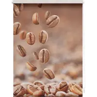 Lichtblick Rollo Klemmfix, ohne Bohren, blickdicht, Kaffee - Braun 70 cm x 150 cm (B x L)