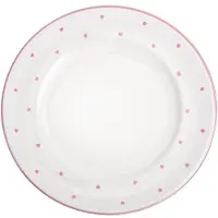 Gmundner Keramik Herzerl Rosa, Dessertteller Gourmet (Ø 22cm)