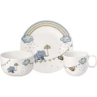 Villeroy & Boch Kinderservies Walk like an Elephant White (3-teilig)