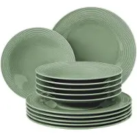 Seltmann Geschirr-Set "Tafelservice Beat Color Glaze 12er Set"