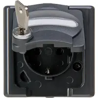 Kopp 103503004 BLUE ELECTRIC-Schutzkontakt-Steckdose