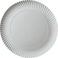 Papstar Pappteller Pure, Einweg, rund, Ø 290 mm, lebensmittelecht, FSC-zertifiziert & kompostierbar, weiß, 2 x 100 Stück