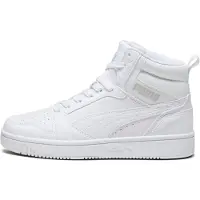 Puma Rebound V6 Mid Jr Sneakers Hoog - wit - Maat 37