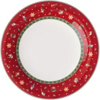 Villeroy & Boch Speiseteller "Speiseteller Toys Delight ø 26,8 cm rot"