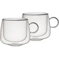 Villeroy & Boch Thermoglas "Kaffeegläser Artesano Hot & Cold 180 ml 2er Set transparent"