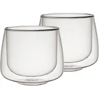Villeroy & Boch Thermoglas "Cappuccino-Becher Artesano Hot & Cold 250 ml 2er Set transparent"