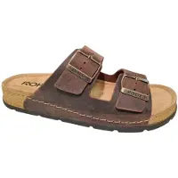 Rohde Slipper Soave 6294 Herren Mocca-Schuhgröße 47