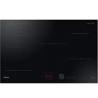 Samsung NZ85C6058FK/U1, Schwarz, Integriert, 80 cm, Zonen-Induktionskochfeld, Glaskeramik, 5 Zone(n)