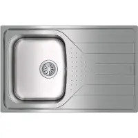 Teka UNIVERSE 45 T-XP 1C 1E, Aufsatzwanne, Rechteckig, Edelstahl, Edelstahl, 1 Becken, Rechteckig