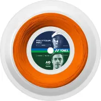 Yonex Tennissaite Poly Tour Rev (Polyester/achteckig) orange 200m Rolle