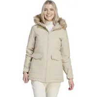 Adidas Damen-Parka mit Kapuze und Pelz