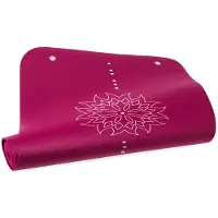 Tiguar Yoga Basis Matte 183x60x0,5 cm rutschfeste, dünne Yogamatte in Lila