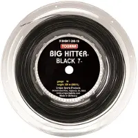 Tourna Tennissaite Big Hitter black 7 (Spin+Haltbarkeit) schwarz 220m Rolle