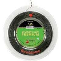 Kirschbaum Tennissaite Synthetic Gut Premium schwarz 200m Rolle