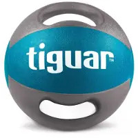 Tiguar Medicine ball with handles blue 6 kg (TI-PLU006)