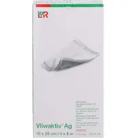 Docpharm GmbH Vliwaktiv Ag Aktivkohle Saugkomp.m.silber 10x20 cm 10 ST