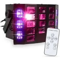 Light4me TURBO DERBY 3IN1 Licht Multieffekt LED RGBW-UV Stroboskop