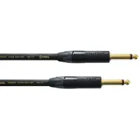 Cordial CSI 6 PP Gold Schwarz 6 m Gerade Klinke - Gerade Klinke