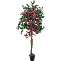 Europalms Bougainvillea, Kunstpflanze, magenta, 180cm