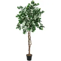 Europalms Bougainvillea, Kunstpflanze, weiss, 180cm